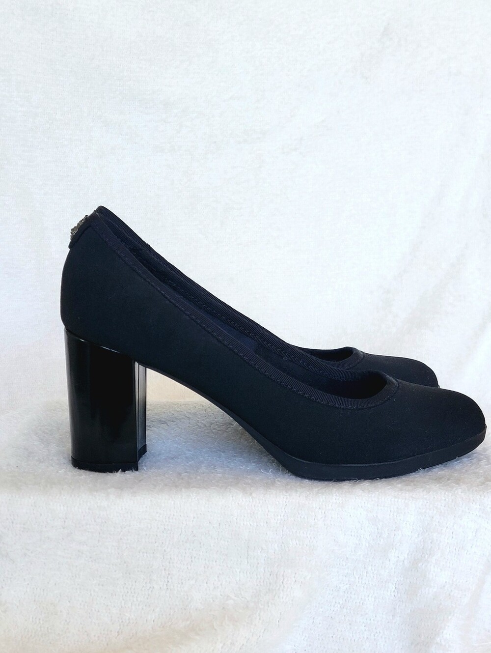 Anne Klein Carole Black Pumps | Formal Heels Size 7 - Picture 7 of 8